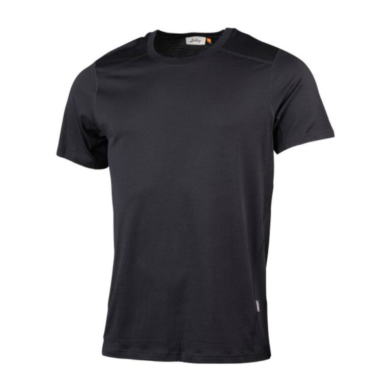 Lundhags Gimmer Merino Lt Ms Tee Merino t-shirt herre - S - Black