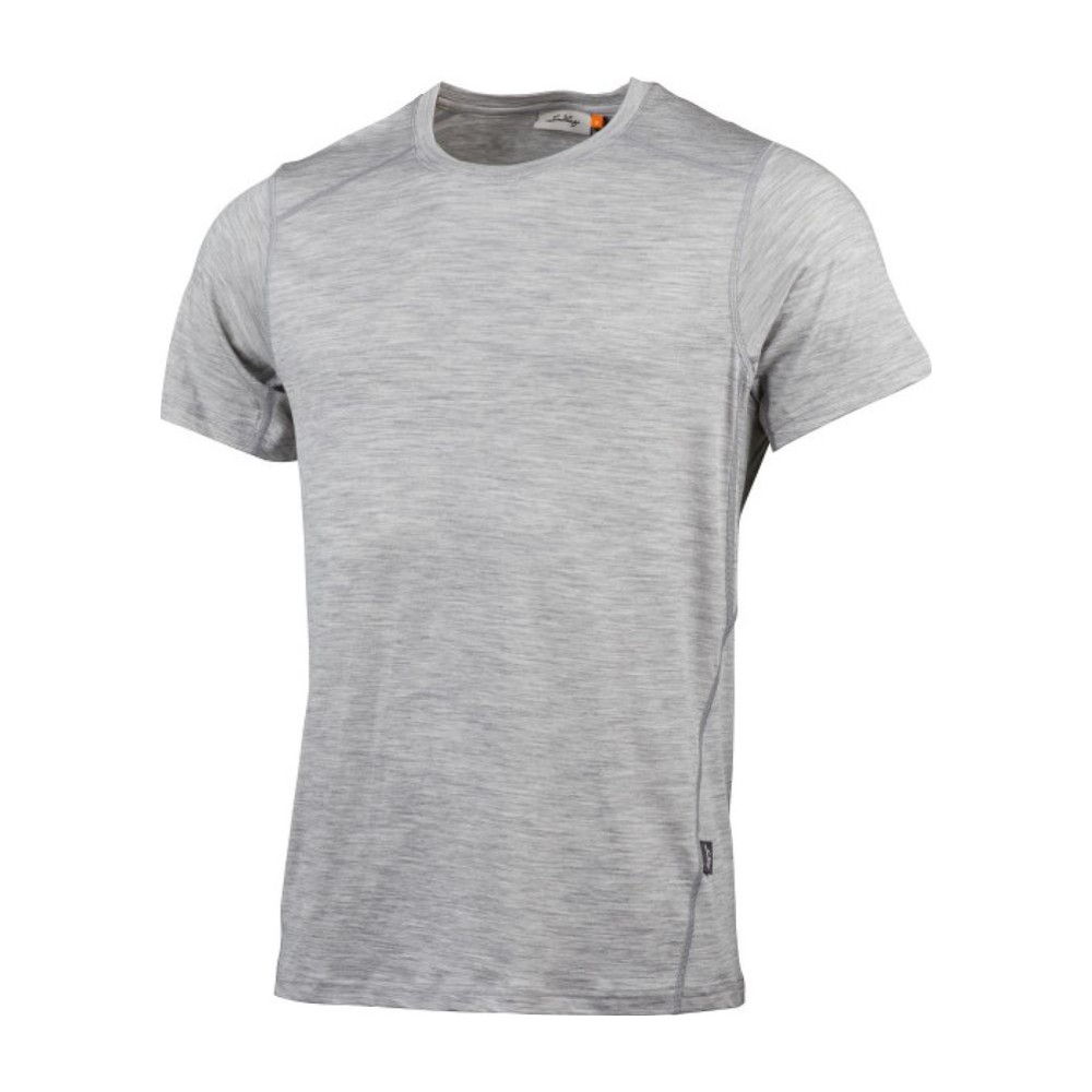 Lundhags Gimmer Merino Lt Ms Tee Merino t-shirt herre - S - Light Grey