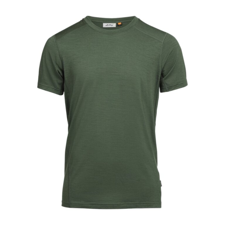 Lundhags Gimmer Merino Lt Ms Tee Merino t-shirt herre - S - Thyme Green