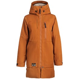 Lundhags Knak Pile Parka Dame S Brun Fiberjakker