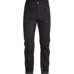 Lundhags Makke High Waist Curved Pant Dame 38 Sort Outdoor bukser