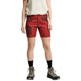 Lundhags Makke Lt Shorts Dame 40 Rosewood/Burgundy Outdoor shorts