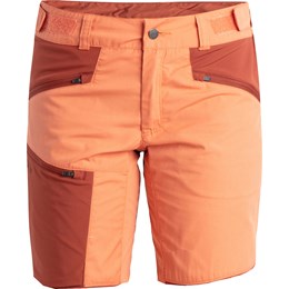 Lundhags Makke Lt Shorts Dame 42 Rød/Orange Outdoor shorts
