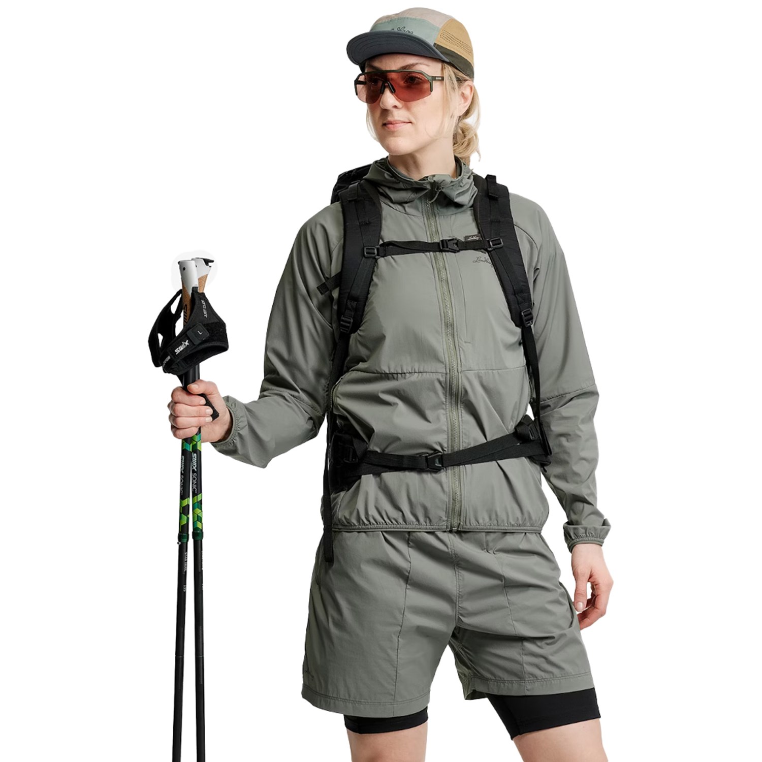 Lundhags Tived Light Windbreaker Jacket Dame S Grøn Windbreakers & G-1000® jakker