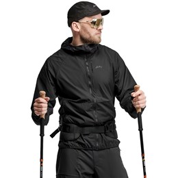 Lundhags Tived Light Windbreaker Jacket Herre XXL Sort Windbreakers & G-1000® jakker