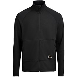 Lundhags Tived Merino Full Zip Herre M Sort Fleece