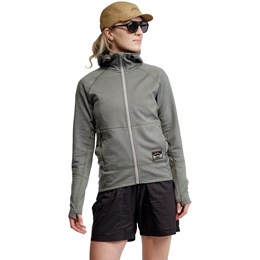 Lundhags Tived Merino Hoodie Dame XL Grøn Trøjer & sweaters