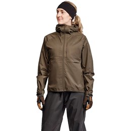Lundhags Tived Waterproof Jacket Dame M Grøn Skaljakker