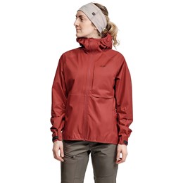 Lundhags Tived Waterproof Jacket Dame M Rød Skaljakker