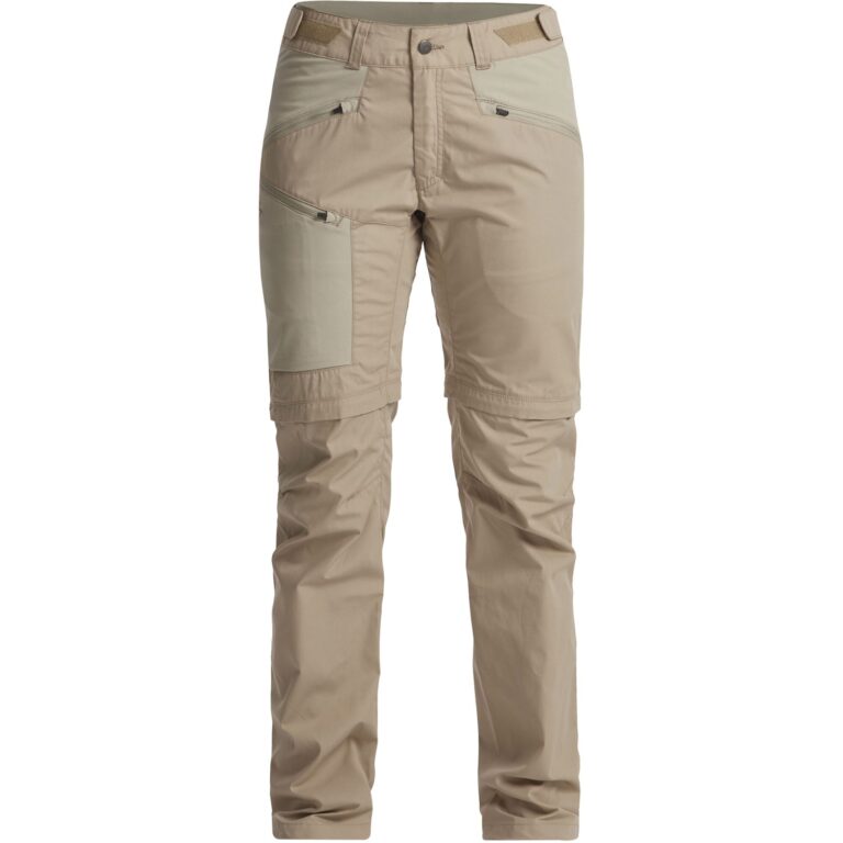 Lundhags Tived Zip-Off Pant Dame 34 Beige Outdoor bukser
