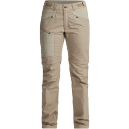 Lundhags Tived Zip-Off Pant Dame 34 Beige Outdoor bukser
