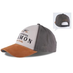 MJM Salmon Salmonized Cotton cap UPF 50+, Grøn - Baseball cap, kasket