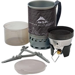 MSR WindBurner Personal Stove System 1.0 ltr, Kogesæt med Gasbrænder Sort Gasbrændere