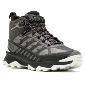 Merrell Speed Eco Mid WP Kvinder / Damer, Sort/orchid-37 - Vandrestøvler