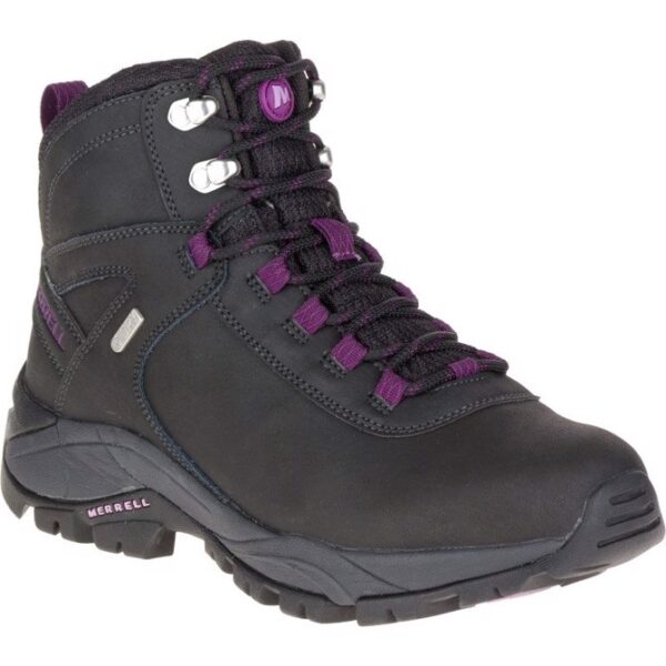 Merrell Vego Mid Dame, Sort/violet-41 - Vandrestøvler