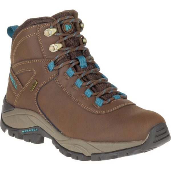 Merrell Vego Mid Dame, d.earth/Blå-36 - Vandrestøvler