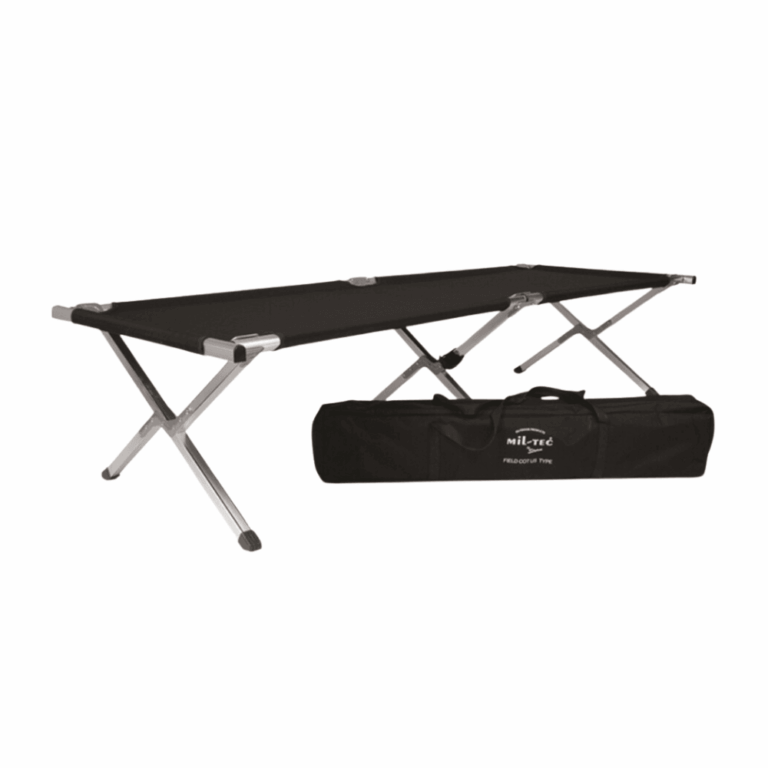 Mil-Tec 190X65 CM Sort feltseng