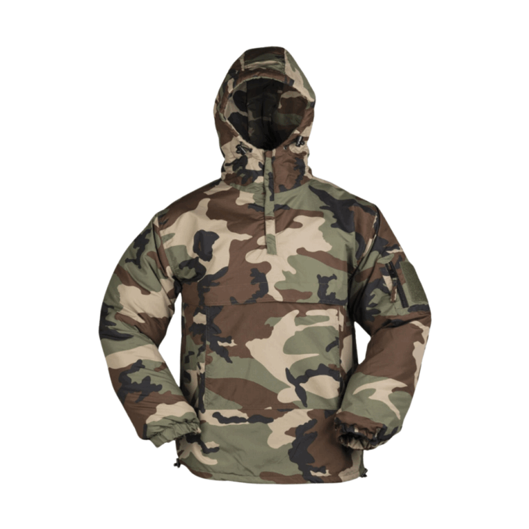 Mil-Tec Anorak vinterjakke og overgangsjakke Woodland Camo - XL