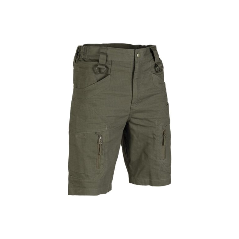 Mil-Tec Assault Shorts Ripstop OD Grønne cargo shorts - XXXL
