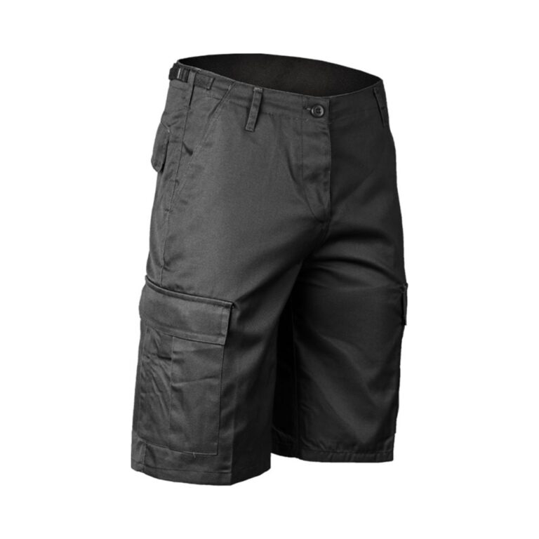 Mil-Tec Bermuda Shorts Black Sorte cargo shorts - XXXL