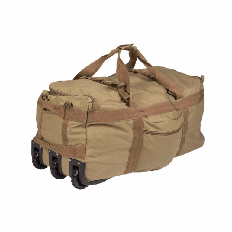 Mil-Tec Rejsetaske med hjul 118 Liter - Coyote
