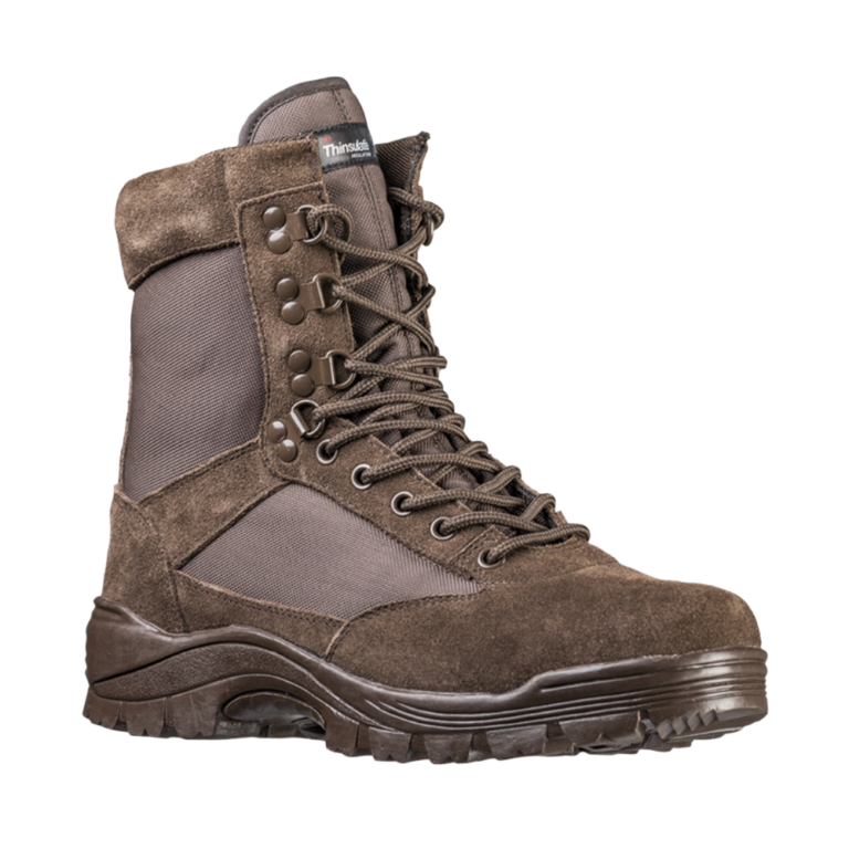 Mil-Tec Tactical Boots Brune vandrestøvler med YKK lynlås - 10