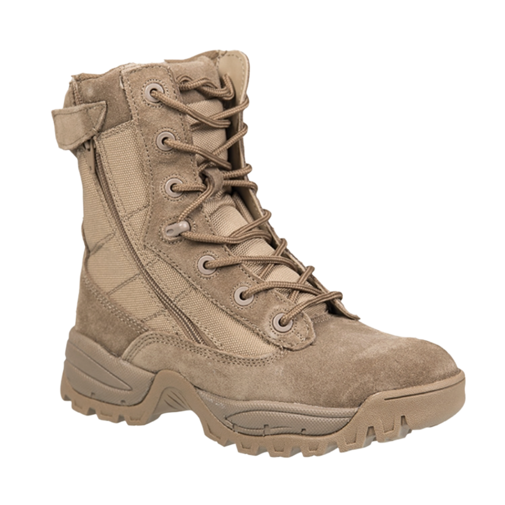 Mil-Tec Tactical Boots Two-Zip Coyote ørkenstøvler - 6