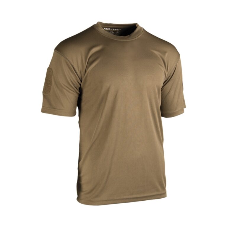 Mil-Tec Tactical T-Shirt Quickdry Dark Coyote Løbe t-shirt - XXXL
