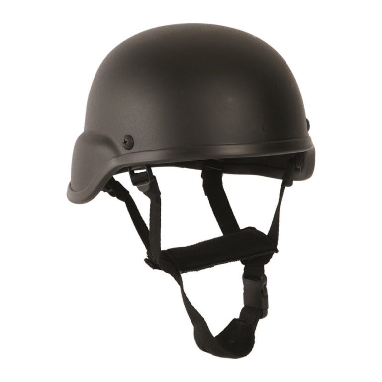 Mil-Tec US MICH Fiber Helmet Black Sort MICH hjelm