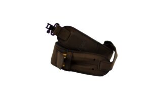 Mjølner riffelrem i brun læder med patronholder