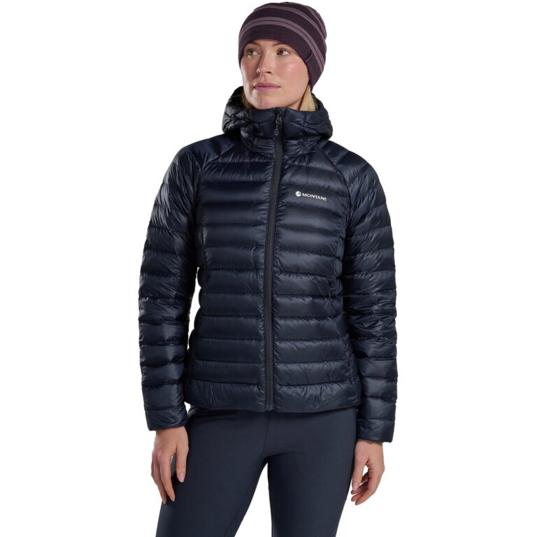 Montane Anti Freeze Hooded Down Jacket Dame S Blå Dunjakker