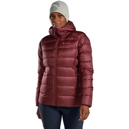 Montane Anti Freeze XT Hooded Down Jacket Dame L Rød Dunjakker