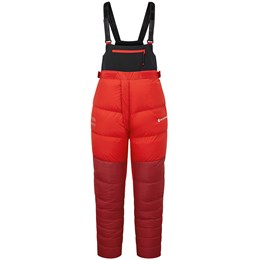 Montane Apex 8000 Down Salopettes L Rød Dunbukser
