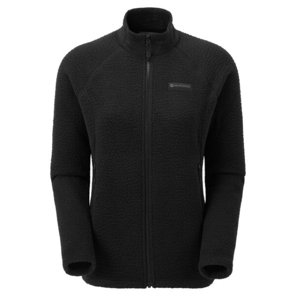 Montane Chonos Black Dame Fleece Jakke XL - Montane - Outdoor i Centrum