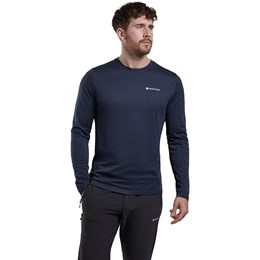 Montane Dart Long Sleeve T-Shirt Herre XXL Blå Lange ærmer