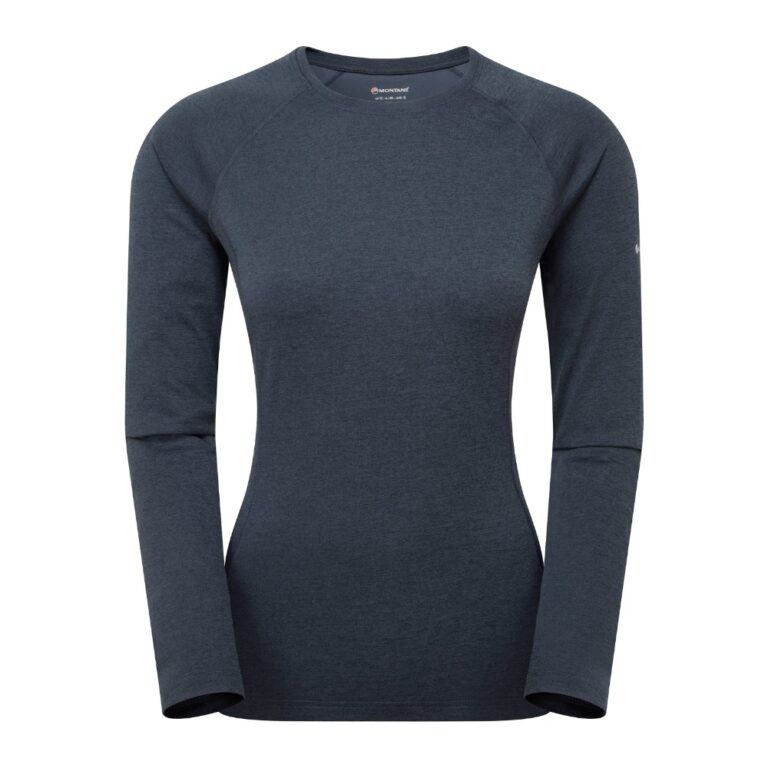 Montane Dart Long Sleeve T-Shirt Langærmet T-shirt til dame - XS - Eclipse Blue