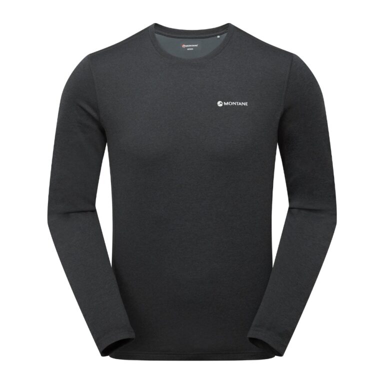 Montane Dart Long Sleeve T-Shirt Langærmet T-shirt til herre - M - Black