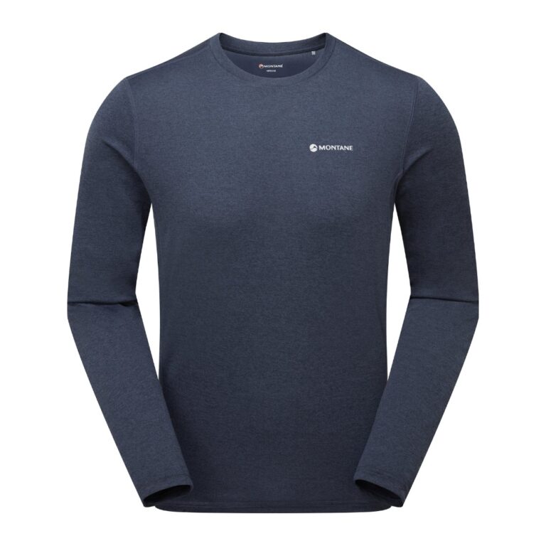Montane Dart Long Sleeve T-Shirt Langærmet T-shirt til herre - S - Eclipse Blue