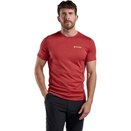 Montane Dart T-Shirt Herre M Rød Korte ærmer