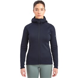 Montane Fury Hooded Fleece Jacket Dame XS Blå Fleece