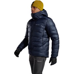 Montane Kamen Hooded Down Jacket Herre M Blå Dunjakker