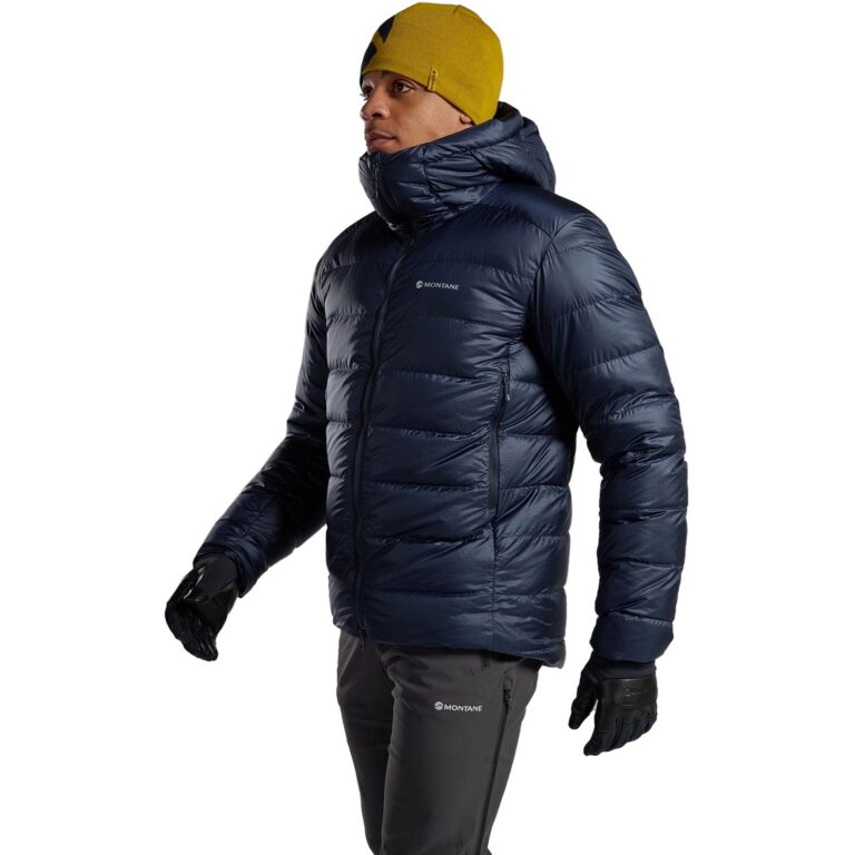 Montane Kamen Hooded Down Jacket Herre S Blå Dunjakker