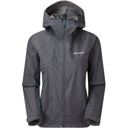 Montane Meteor Waterproof Jacket Dame 34 Grå/Sort Skaljakker