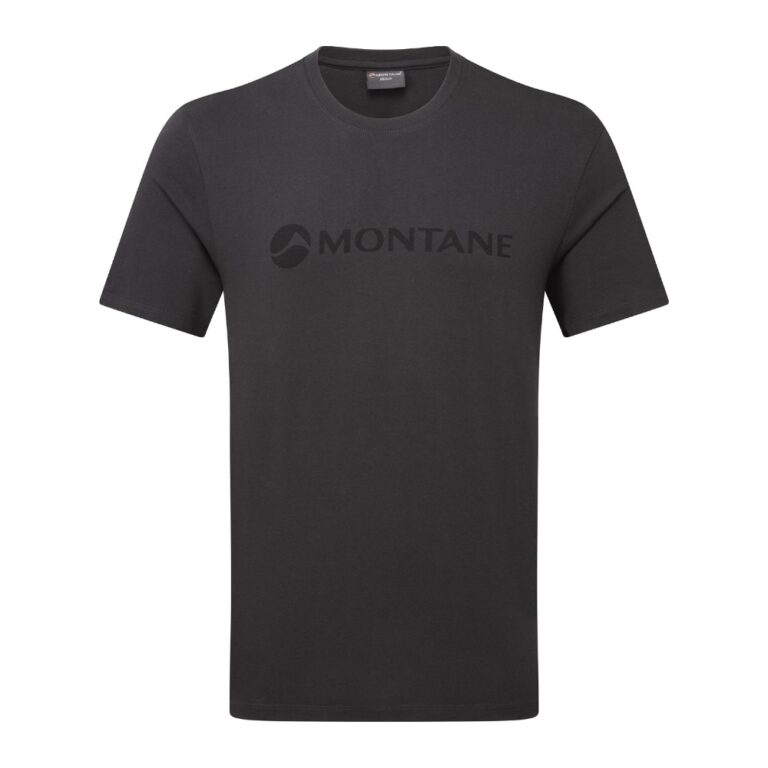 Montane Mono Logo T-Shirt T-shirt til herre - M - Midnight Grey