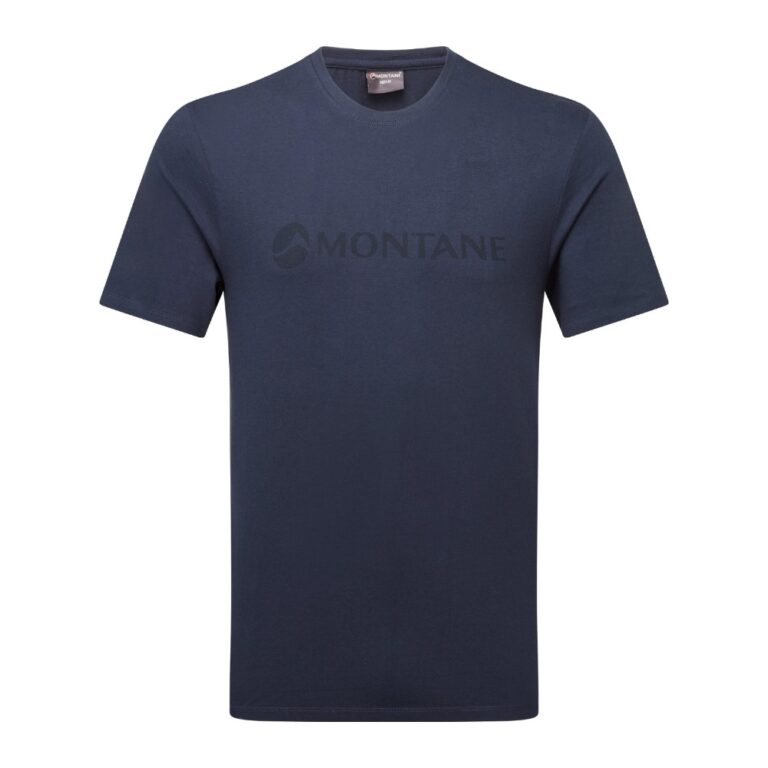 Montane Mono Logo T-Shirt T-shirt til herre - S - Eclipse Blue