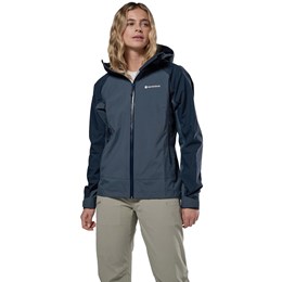 Montane Norste Waterproof Jacket Dame S Dark Sky Skaljakker
