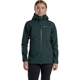 Montane Phase Waterproof Jacket Dame M Grøn Skaljakker