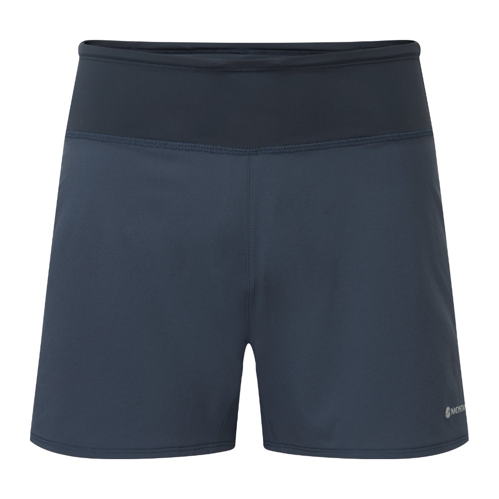 Montane Slipstream Twin Skin Shorts Løbeshorts til dame - L - Eclipse Blue