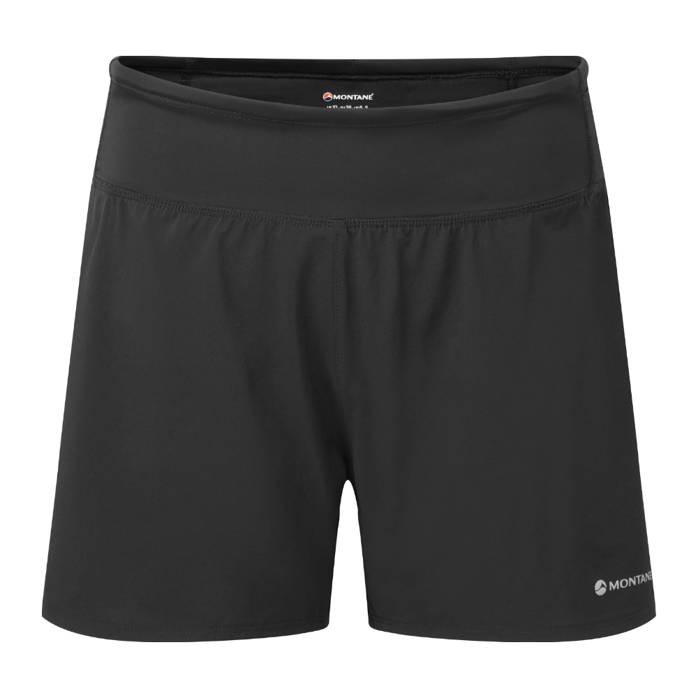 Montane Slipstream Twin Skin Shorts Løbeshorts til dame - S - Black