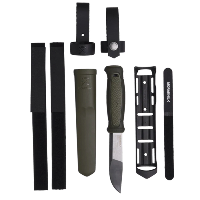 Morakniv Kansbol (S) Med Multi-Mount, green - Jagtknive / dolk
